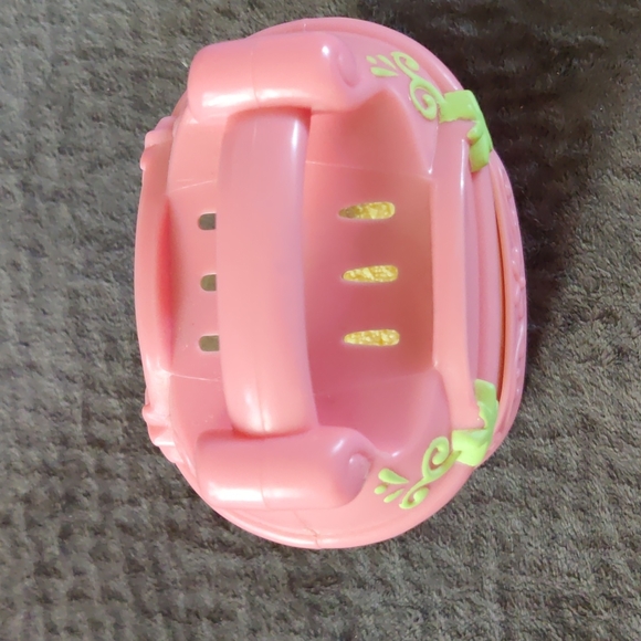 Littlest Pet Shop~#374~Lizard Iguana~Green~Brown Dot EyesHabitat - Picture 6 of 8